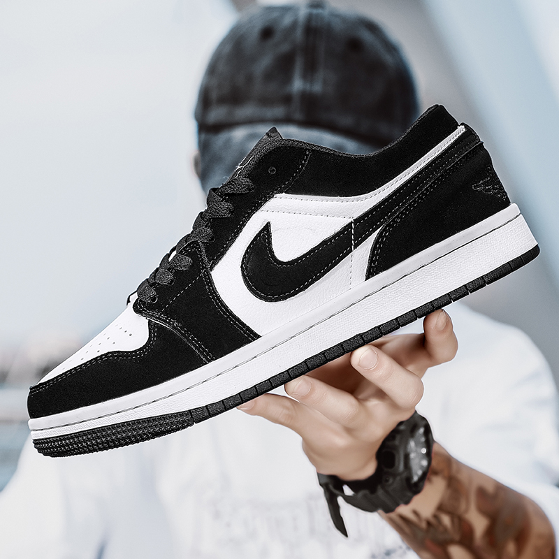 Black and white
